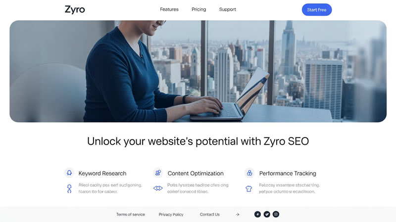 Référencement site ZYRO